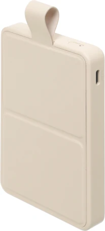Мобильный аккумулятор Xiaomi BHR9074GL 6000mAh Qi 15W 2.4A USB-C беспров.зар. бежевый