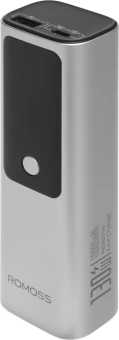 Мобильный аккумулятор Romoss PPU10 10000mAh QC/PD 130W 5A USB-A/USB-C серебристый/черный