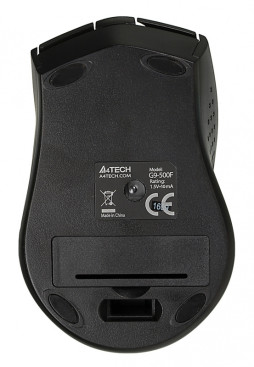 A4Tech V-Track G9-500F, беспроводная, 1200dpi, черный