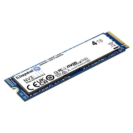 Kingston NV3 4TB M.2 2280 PCIe Gen4x4 SNV3S/4000G