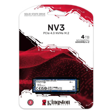 Kingston NV3 4TB M.2 2280 PCIe Gen4x4 SNV3S/4000G