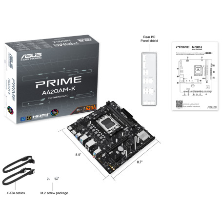 Asus PRIME A620AM-K socket AM5
