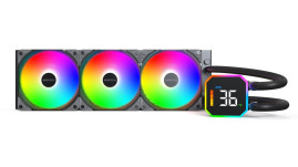 Montech HyperFlow Digital 360, LGA1700/1200/115X/AM5/AM4, Black