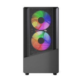 Powercase Mistral Micro A15B, mATX, 3x120mm FRGB, Black, CMMA15B-L3