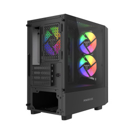 Powercase Mistral Micro A15B, mATX, 3x120mm FRGB, Black, CMMA15B-L3