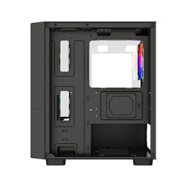 Powercase Mistral Micro A15B, mATX, 3x120mm FRGB, Black, CMMA15B-L3