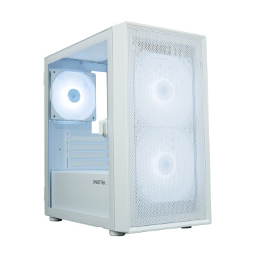 XASTRA A305M 3ARGB, mATX, 3x120mm ARGB, White, A305M-2FC14A-1FC12A-D-WH