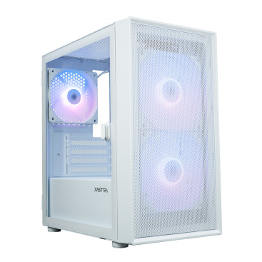 XASTRA A305M 3ARGB, mATX, 3x120mm ARGB, White, A305M-2FC14A-1FC12A-D-WH