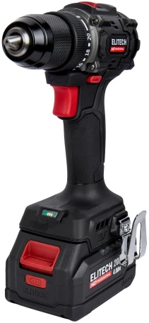 Дрель-шуруповерт Elitech CD 20SL2 (E2201.040.02) 80Вт аккум. патрон:быстрозажимной (кейс в комплекте) (205718)