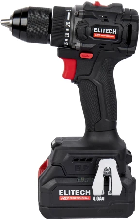 Дрель-шуруповерт Elitech CD 20SL2 (E2201.040.02) 80Вт аккум. патрон:быстрозажимной (кейс в комплекте) (205718)