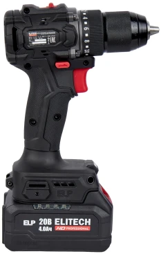 Дрель-шуруповерт Elitech CD 20SL2 (E2201.040.02) 80Вт аккум. патрон:быстрозажимной (кейс в комплекте) (205718)
