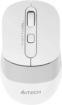 Мышь A4Tech Fstyler FG10 белый/серый оптическая 2000dpi беспров. USB 3but (FG10 WHITE)