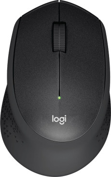 Logitech M330 Silent Plus, беспроводная, 1000dpi, черный (910-004909)