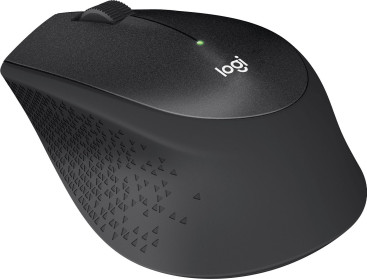 Logitech M330 Silent Plus, беспроводная, 1000dpi, черный (910-004909)