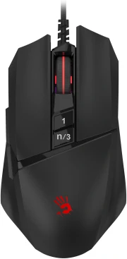 A4Tech Bloody W65 Max Mini, проводная, 12000dpi, черный