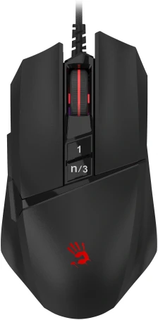 A4Tech Bloody W65 Max Mini, проводная, 12000dpi, черный