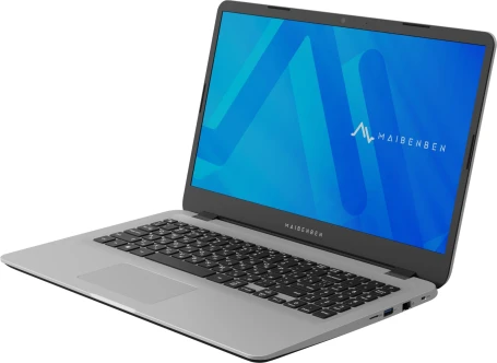 Ноутбук Maibenben M543 Ryzen 3 4300U 16Gb SSD512Gb AMD Radeon Graphics 15.6" IPS FHD (1920x1080) Windows 11 Home silver WiFi BT Cam 4450mAh (M5431SF0HSRE0)