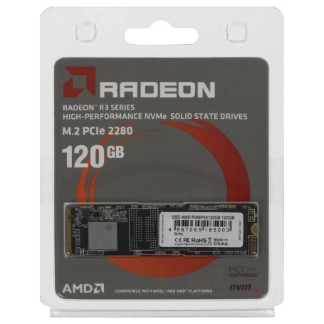 AMD Radeon R3 120GB M.2 2280 PCIe Gen3x4 R3MP30120G8