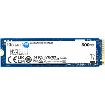Kingston NV3 500GB M.2 2280 PCIe Gen4x4 SNV3S/500G