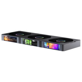 Вентилятор JONSBO ZC-360B (3 in 1) 363.8х130х28мм (16шт/кор, PWM, ARGB LED, 700-2400об/мин, черный) Retail