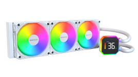 Montech HyperFlow Digital 360, LGA1700/1200/115X/AM5/AM4, White
