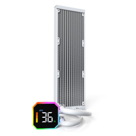 Montech HyperFlow Digital 360, LGA1700/1200/115X/AM5/AM4, White