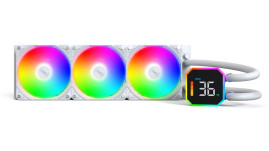 Montech HyperFlow Digital 360, LGA1700/1200/115X/AM5/AM4, White