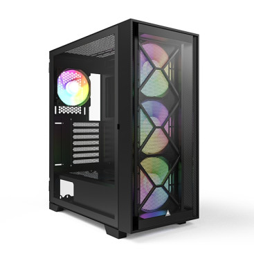 Montech AIR 1000 PREMIUM, ATX, 4x120mm ARGB, Black, AIR 1000 PREMIUM (B)