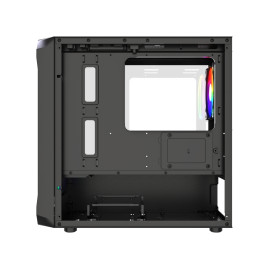 Powercase Mistral Micro A3B ARGB V2, mATX, 3x120mm ARGB, Black, CMMAB-A3-V2