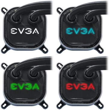 EVGA CLC 120, LGA115X/1200/1700/AM4/AM5, 400-HY-CL12-V1, черный
