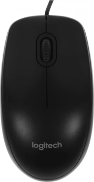 Logitech M90, проводная, 1000dpi, черный