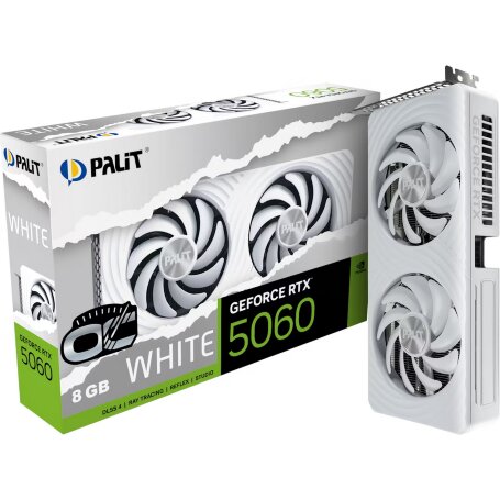 Palit NVIDIA GeForce RTX 5060 WHITE OC 8GB (NE75060U19P1-GB2063M)