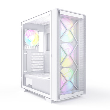 Montech AIR 1000 PREMIUM, ATX, 4x120mm ARGB, White, AIR 1000 PREMIUM (W)