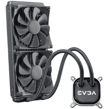 EVGA CLC 240, LGA115X/1200/1700/AM4/AM5, 400-HY-CL24-V1, черный
