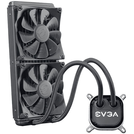 EVGA CLC 240, LGA115X/1200/1700/AM4/AM5, 400-HY-CL24-V1, черный