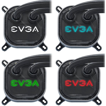 EVGA CLC 240, LGA115X/1200/1700/AM4/AM5, 400-HY-CL24-V1, черный