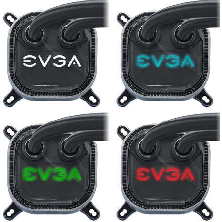 EVGA CLC 240, LGA115X/1200/1700/AM4/AM5, 400-HY-CL24-V1, черный