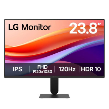 23.8" LG FHD 24U411A-B, черный