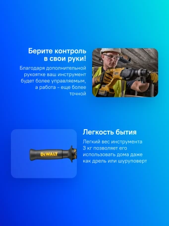 Перфоратор DeWalt D25134K патрон:SDS-plus уд.:3Дж 800Вт