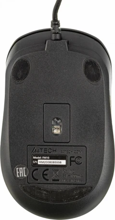 Мышь A4Tech Fstyler FM10 черный/серый оптическая 1600dpi USB 4but (FM10 GREY)