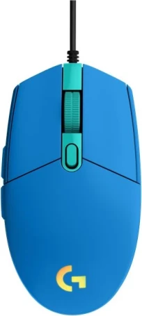 Logitech G102 LightSync, проводная, 8000dpi, синий