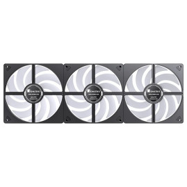 Вентилятор JONSBO ZW-140B (3 in 1) 420х140х26мм (16шт/кор, PWM, ARGB LED, 800-1800об/мин, черный) Retail