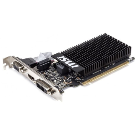 MSI NVIDIA GeForce GT 710 2GB DDR3 64bit PCI-E 2.0 DVI HDMI VGA LP (GT 710 2GD3H LP)