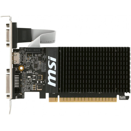 MSI NVIDIA GeForce GT 710 2GB DDR3 64bit PCI-E 2.0 DVI HDMI VGA LP (GT 710 2GD3H LP)