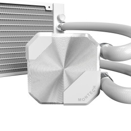 Montech HyperFlow Silent 360, LGA1700/1200/115X/AM5/AM4, White