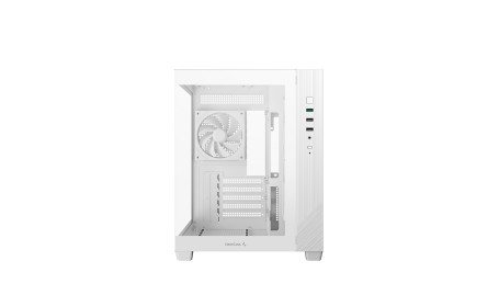 Deepcool CG330 3F WH, mATX, Aquarium, 3x120mm ARGB, White