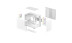 Deepcool CG330 3F WH, mATX, Aquarium, 3x120mm ARGB, White