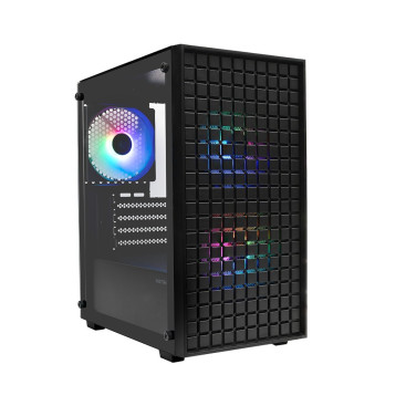 XASTRA A306M 3FRGB, mATX, 3x120mm FRGB, Black, A306M-3FC12F