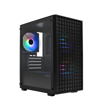 XASTRA A306M 3FRGB, mATX, 3x120mm FRGB, Black, A306M-3FC12F