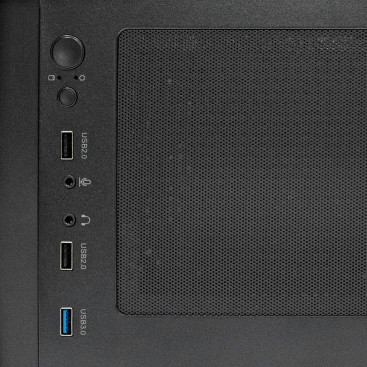 XASTRA A306M 3FRGB, mATX, 3x120mm FRGB, Black, A306M-3FC12F